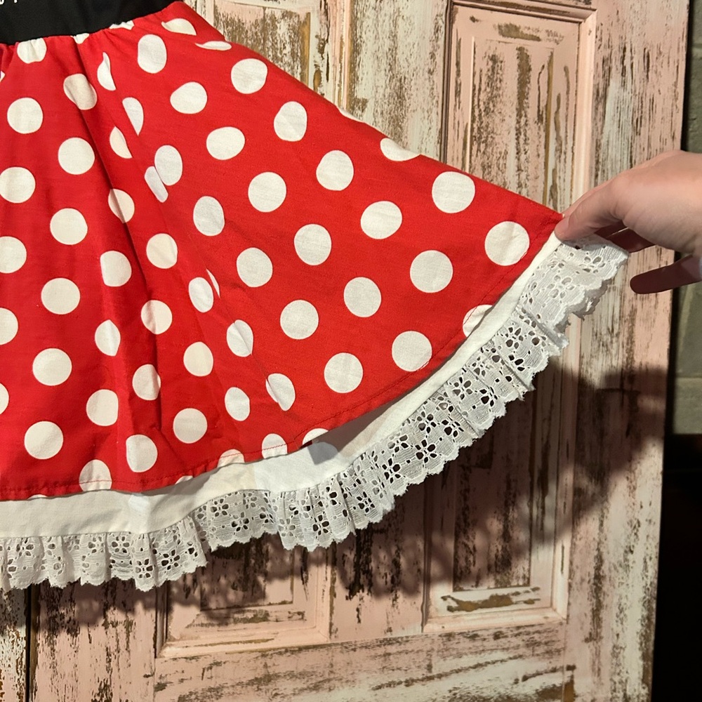 Disney Red and White Minnie Mouse Dress - Picture 7 of 16